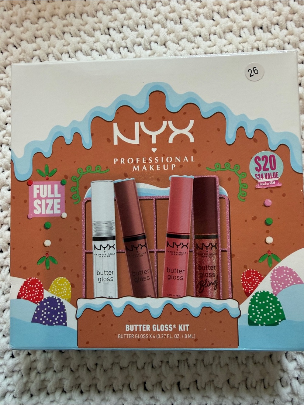 NYX Butter Gloss Set — Pink and Brown Tones